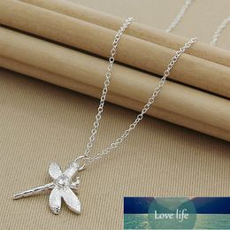 New Arrival 925 Sterling Silver Insect Dragonfly Pendant Necklace For Women Jewellery Gift Factory price expert design Quality Latest Style Original Status