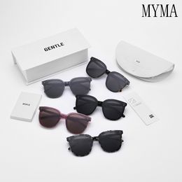 Luxury Korean Brand Designer Round Sunglasses For Women Men Acetate Sun Glasses Classic Retro Outdoor Oculos De Sol Gafas Myma