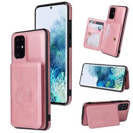 Business ID Card Slot Pack Wallet Leather Cases For Iphone 14 13 Pro MAX 2021 12 Mini 11 XR XS 8 7 6 Plus SE2 Support Magnetic Car Mount Holder Stand Men Phone Back Cover