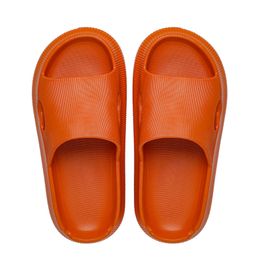Couple Slippers Wholesale Korean Style Home for Bathing Non-Slip Thick-Soled Slides Indoor Soft and Conform Shoes Dropshipping