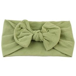 Baby Girls wide Bow Headbands Children Soft elastic Bowknot Hairbands Kids Hair Accessories Hair band Princess Headdress 22 Colors