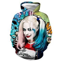 2021 spring and autumn men's sweater new little ugly 3D printed Hoodie Pullover for lovers