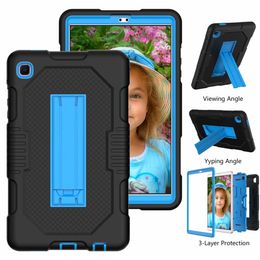 tablet Case For iPad 10.2 10.9 11 12.9 9.7 Inch mini45 samsung T290 T500 T220 T870 P610 PC+TPU portable Shockproof Kickstand PC cover