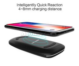 Foldable 10W Qi Wireless Charger for iPhone X Samsung S10 S9 S8 Mobile Phone Fast Charger Stand support Quick Charge 4.0 QC 3.0 G600 New