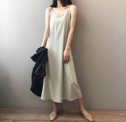 Toppies New Elegant Silk Party Dress Woman Bandage Camisole Midi Dresses Elegant Vestidos mujer 210412