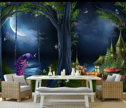 landscape 3D Photo Wallpaper Stereoscopic Living Room Sofa TV Background Wall Mural modern