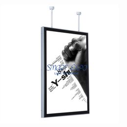 60*80cm Ceiling Directional Sign LED Light Box Advertising Display Featuring 42mm Thickness Aluminium Frame with Wooden Case Packing