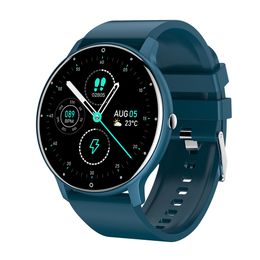 Akıllı bileklik android iOS ZL02D Şık Fitness Tracker Silikon Kayışı Kalp Hızı Spor Smartwatch Perakende Kutusu ile