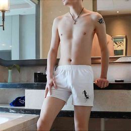 Men's Soft Stretch Knit Boxer Comfortable Breathable Cotton Shorts Mens Underwear Boxers Men Long Panties Plus Size 210515