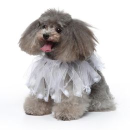 Cat Collars & Leads Pet Dog Neck Collar Dream Scarf Saliva Towel Puppy Ribbon Decor Dress Up Party Costume Supplies