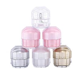 Empty 10g Cream pot packing boxes cosmetic container plastic bottle makeup Facial Creams jars