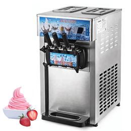 Commercial Small Desktop Ice Cream Machine Electric Soft Serve Ice Cream Makers