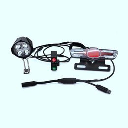 Tools Ebike For Bafang BBS01 BBS02 BBSHD Mid-Drive Front And Rear Lights, Support Horn/Turning/B Raking Light