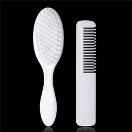 New Baby Care Grooming Sets Hair Brush Newborn Comb Massager Safe And Comfortable Round Head Soft Brushes Safety Stick 20220219 H1