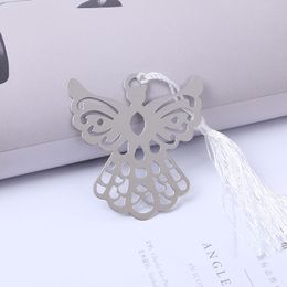 2021 Angel Silver Bookmark for Baptism Baby Shower Souvenirs Party Baptised Giveaway Gift Wedding Favours and Gifts for Guest 50