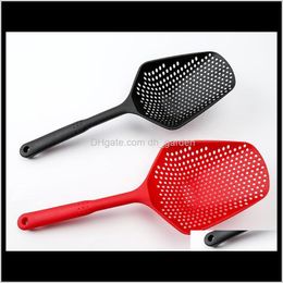 Cooking Utensils Kitchen, Dining Bar Home & Garden Drop Delivery 2021 Plastic Shovels Vegetable Scoop Nylon Spoon Large Colander Soup Filter