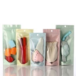 1000Pcs/Lot Long Strip Style Spray Bottling Packaging Bag Plastic Bag Cosmetics Zipper Lock Bags Color Stand Up Self Sealing Bag