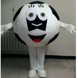 Halloween football Mascot Costume Top Quality Customise Cartoon soccer Anime theme character Adult Size Christmas Carnival Festival Fancy dress