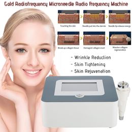 Portable Microneedle RF Radio Frequency Skin Face Lift Stretch Wrinkle Removal Micro needle Beauty Machine