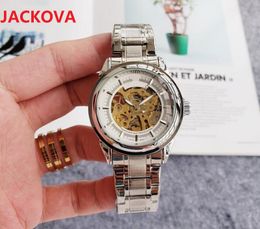 Mens Hollow Dial Designer Watches Automatic Mechanical Watch 39mm Stainless Steel Sapphire WristWatches Super luminous montre de luxe