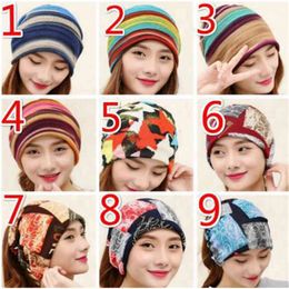 Hats Caps Imitation Cashmere Scarf Dual-purpose Bib Chemotherapy Hat Men's and Women's Magic Gloves Head Pile Moon Tide