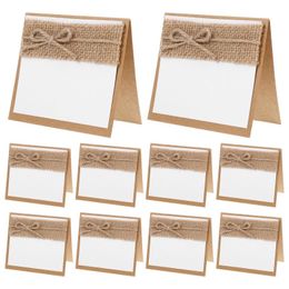 Greeting Cards Toyvian 10pcs Wedding Place Party Seating Banquet Table Name Paper