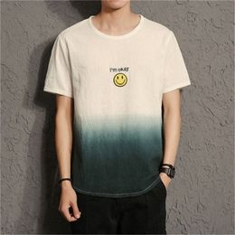 spring basic short-sleeved trend casual solid Colour half sleeve bottoming round neck men's t-shirt 210420