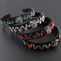 Fashion inlaid rhinestone headband gorgeous ladies party street photography hair accessories