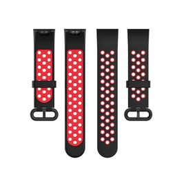 Silicone Replacement Hybrid Colour Hole Loop Band Wrist Strap For Xiaomi Mi Watch Lite Redmi Watch 50pcs/lot