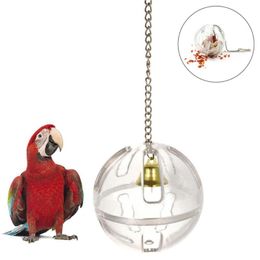 Other Bird Supplies Creative Foraging Hanging Bell Ball Feeding Chew Toy For Pet Parrots Birds