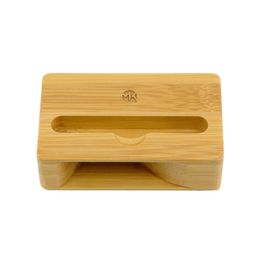 2023 New Cell Phone Mounts & Holders Sound Wooden speaker Universal Bamboo Mobile Holder Stand Cellphone Wood Loudspeaker