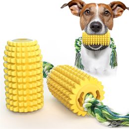 Corn-Shaped Squeak Toys for Dog Puppy Chew Toy Molar Toothbrush High Quality TPR A02
