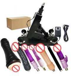 AKKAJJ Automatic Sex Machine Gun with Dildos Sexual Intercourse Robot Sextoy for Couple