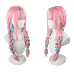 Other Event & Party Supplies Anime Wig Cosplay Double Twist Braids Cute Girls Halloween Costume Props Wigs Synthetic Heat-resistant