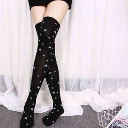 Cute Dot Style Cotton Stockings 1 Pair Sexy Thigh High Over Knee Comfort Stockings Accessories For Women Ladies Y1119
