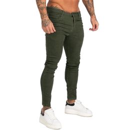 Gingtto Бренд Джинсы Мужчины Homme Slim Fit Super Skinny Джинсы для мужчин Хип-Хоп Лодыжка Тюсмог Теспис, Тесплю к Телу Большой Размер Растяжения ZM171 210331