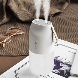 300ml Wireless Diffuser Air Humidifier 2000mAh Battery Portable Aroma Rechargeable Essential Oil Humidificador Home Car 210724