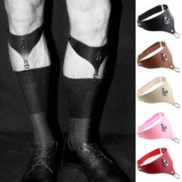 Anklets Men's And Women's Anti-wrinkle Anti-skid Anti-slipping Duckbill Buckle Anchor Garter Sock Clip Sexy Thigh Loop Belt