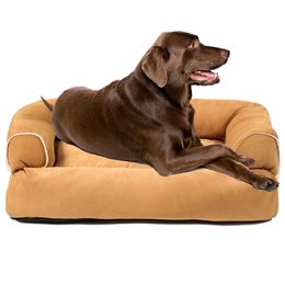 Luxury Large Dog Sofa Bed Dog Bed Dogs Kennel Cat Mats Pet House Cushion Winter Warm Sleeping Kennel For Small and Large Dog 210915