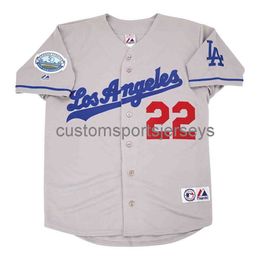NEW Clayton Kershaw 2012 Grey Road Jersey w/ 50th Patch XS-5XL 6XL stitched baseball jerseys Retro