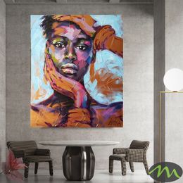 Modern Graffiti Pictures Portrait Posters Canvas Paintings Wall Art For Living Room Decoration Prints No Frame