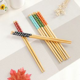 Bamboo Chopsticks Practical Natural Woodiness Style Chopstick Personalized Wedding Favors Giveaways Gift RH1089
