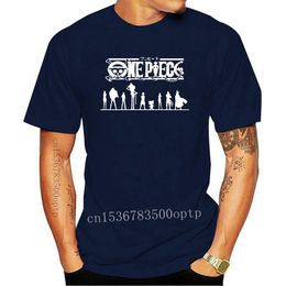 T-shirts hommes Une pièce Luffy et ses amis Anime Logo Noir T-shirt Noir Taille S à 3XL T-shirt pour la jeunesse Milemélence L'aîné