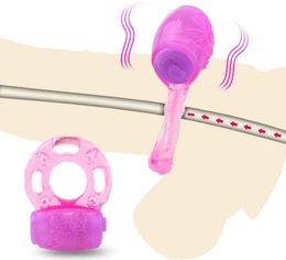 Ring Vibration Sex Toys Silicone Elastic Cock Delay ring Jelly Vibrator for men Adjustable Adult Tools Clitrois Stimulator