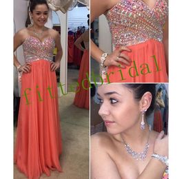 Luxury Blush Pink A Line Prom Dresses Strapless Beaded Crystals Formal Evening Party Gowns