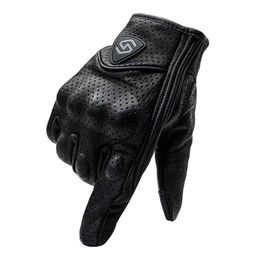 Motorcycle Gloves Touch Screen Windproof Breathable Leather Glove racing cold-proof anti-fall waterproof warm gloves H1022