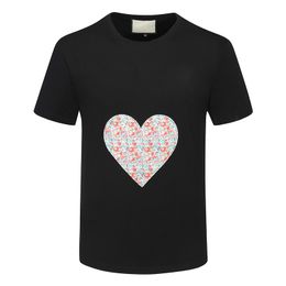 T-shirt del design da 2021S 100% per il designer per tea di equilibrio maschile abiti maniche corte maniche corte donne punk lettere di stampa punk lettere skateboard estate top skateboard