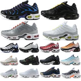 Olive Reflective Tn Plus TNS Running Shoes Black Persian Violet Triple White GS DM Kaomoji Crater Kiss My Runner Shoe Mens Women Trainers Sneakers