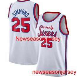 Custom Ben Simmons #25 Men's Swingman Jersey Stitched Mens Women Youth XS-6XL Basketball Jerseys