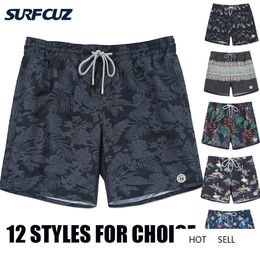 Mens Quick Dry Swim Trunks Printed Beach Board Shorts with Mesh Lining Swimwear Bathing Suits Swimming Shorts for Men